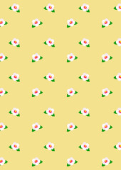 무궁화_패턴_배경_벽지