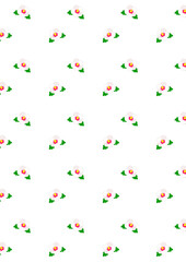 무궁화_패턴_배경_벽지