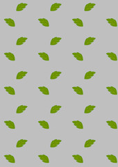 나뭇잎_패턴배경