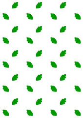 나뭇잎_패턴배경