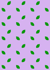 나뭇잎_패턴배경