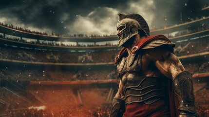 Gladiator in the arena