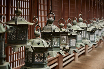 Japanese traditional shrine scenery, Japan travel