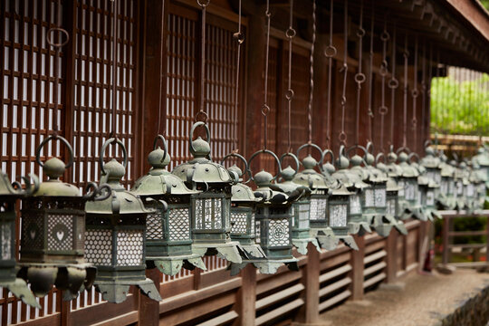 Japanese traditional shrine scenery, Japan travel