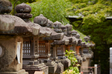 Japanese traditional shrine scenery, Japan travel