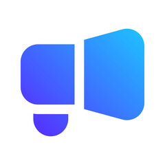 megaphone gradient fill icon