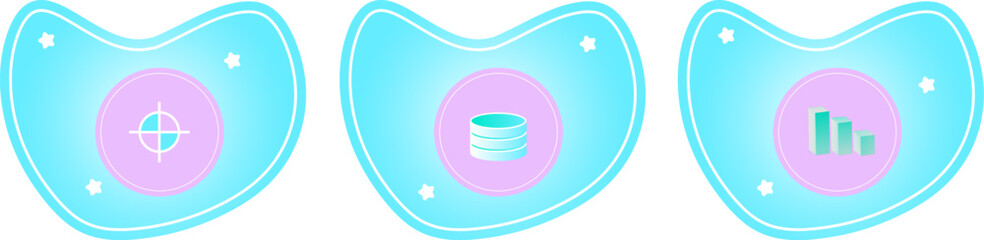 Financial growth vector graphics