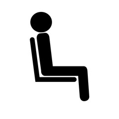 man sitting on a chair