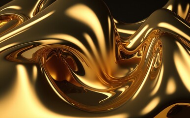 Luxurious, Gold, Glistening texture. A Golden surface for Liquid, Opulent Backgrounds