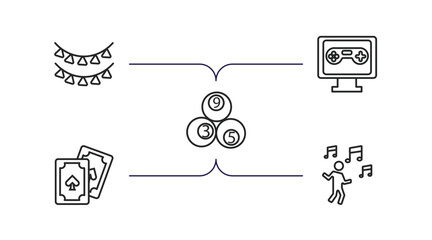 outline icons set. thin line icons such as ,