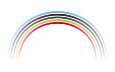 A vibrant and playful design featuring rainbow-color lines arranged in a dynamic composition, perfect for adding a pop of color to any project