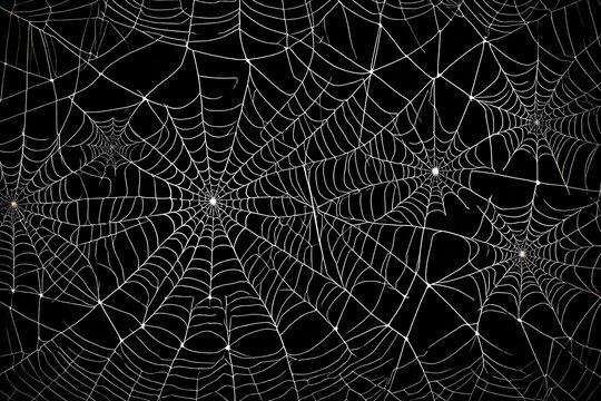 spider web with dew drops  
Created using generative AI tools