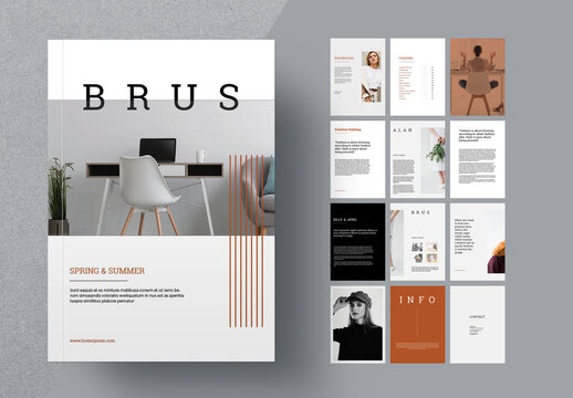 Brus Magazine Template