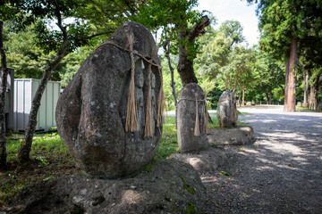 長野県安曇野の道祖神