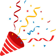 Confetti Popper Illustration