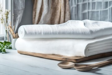 Fototapeta na wymiar pillows on a bed Created using generative AI tools