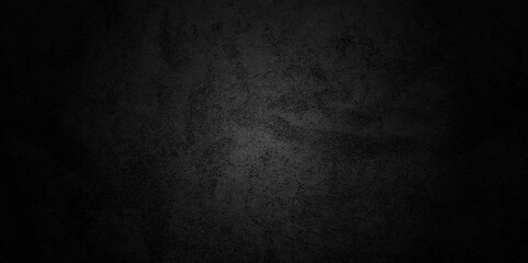 Fototapeta premium Black wall texture rough background dark concrete floor or old grunge background with black