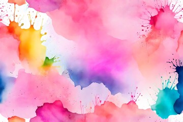 watercolor background with splashes
Created using generative AI tools