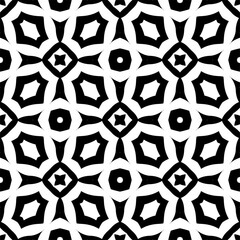 black and white seamless pattern geometric pattern seamless design textile and texture pattern. 