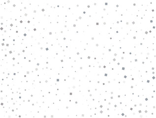 Luxury Silver Square Confetti