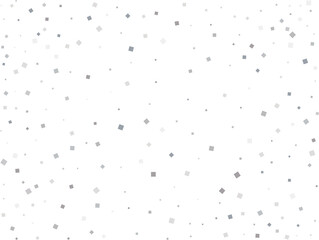 Luxury Silver Square Confetti