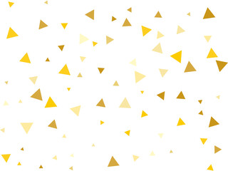 Golden Triangular Confetti