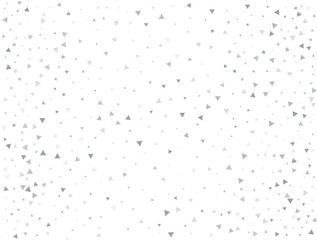 Festive Silver Triangular Confetti