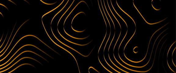 Luxury gold abstract line art background vector, gold topographic background and texture the concept map of a conditional geography scheme and the terrain path, Wallpaper design for wall arts,