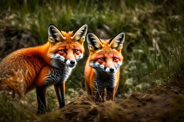 red fox vulpes
Created using generative AI tools