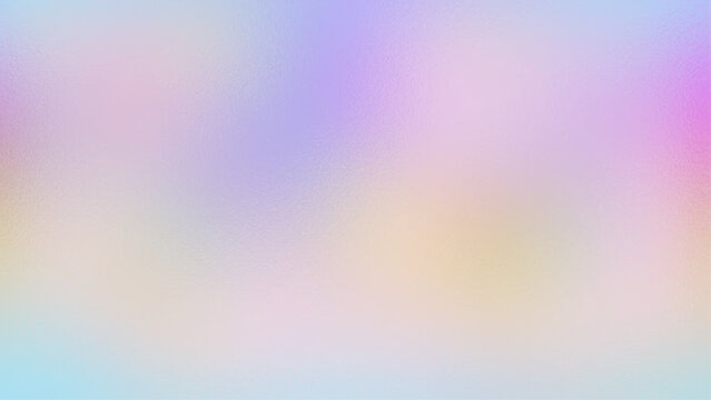 Blurry abstract iridescent holographic foil background