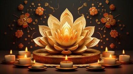 Diwali banner background 