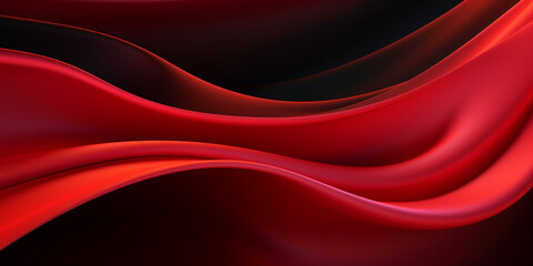 Abstract Background with 3D Wave Bright Black and pink 