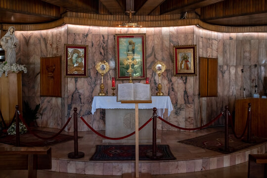 Our Lady of Zahle and the Bekaa is a Marian shrine located in the city of Zahle in the Beqaa Valley. Lebanon.