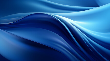 abstract blue smooth wave cloth background for graphic design decoration