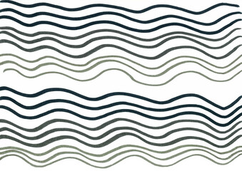 Horizontal wavy lines on a white background. Lines of black, gray and light gray colors. Gradient from darker to lighter from top to bottom. Two such blocks.