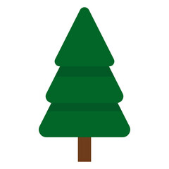Green Pine Tree Illustration