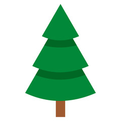 Green Pine Tree Illustration