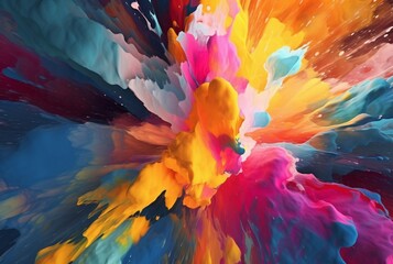Colorful abstract background. generative ai