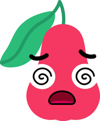 Obraz premium Rose Apple Face Dazed Stun