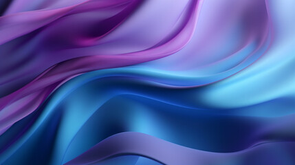 Obraz premium abstract blue and purple smooth wave cloth background for graphic design decoration