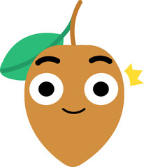Obraz premium Sapodilla Face Over Stun