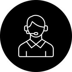 Call Center Agent Icon