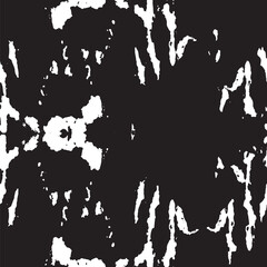 Grunge Black And White Urban Vector Texture Template. Dark Messy Dust Overlay Distress Background. Easy To Create Abstract Dotted, Scratched, Vintage Effect With Noise And Grain. Aging Design Element
