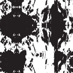 Grunge Black And White Urban Vector Texture Template. Dark Messy Dust Overlay Distress Background. Easy To Create Abstract Dotted, Scratched, Vintage Effect With Noise And Grain. Aging Design Element