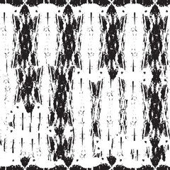 Grunge Black And White Urban Vector Texture Template. Dark Messy Dust Overlay Distress Background. Easy To Create Abstract Dotted, Scratched, Vintage Effect With Noise And Grain. Aging Design Element