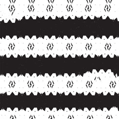 Grunge Black And White Urban Vector Texture Template. Dark Messy Dust Overlay Distress Background. Easy To Create Abstract Dotted, Scratched, Vintage Effect With Noise And Grain. Aging Design Element