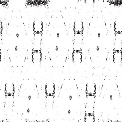 Grunge Black And White Urban Vector Texture Template. Dark Messy Dust Overlay Distress Background. Easy To Create Abstract Dotted, Scratched, Vintage Effect With Noise And Grain. Aging Design Element
