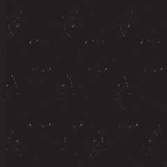 Grunge Black And White Urban Vector Texture Template. Dark Messy Dust Overlay Distress Background. Easy To Create Abstract Dotted, Scratched, Vintage Effect With Noise And Grain. Aging Design Element