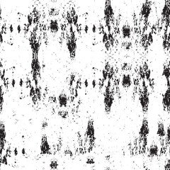 Grunge Black And White Urban Vector Texture Template. Dark Messy Dust Overlay Distress Background. Easy To Create Abstract Dotted, Scratched, Vintage Effect With Noise And Grain. Aging Design Element