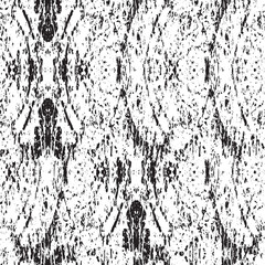 Grunge Black And White Urban Vector Texture Template. Dark Messy Dust Overlay Distress Background. Easy To Create Abstract Dotted, Scratched, Vintage Effect With Noise And Grain. Aging Design Element